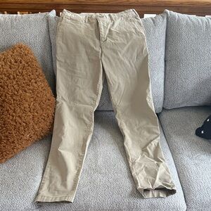 American Eagle Outfitters Light Khaki Straight Chinos